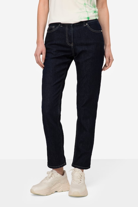 Jeans, Straight Fit, 5-Pocket, mit recyceltem Polyester