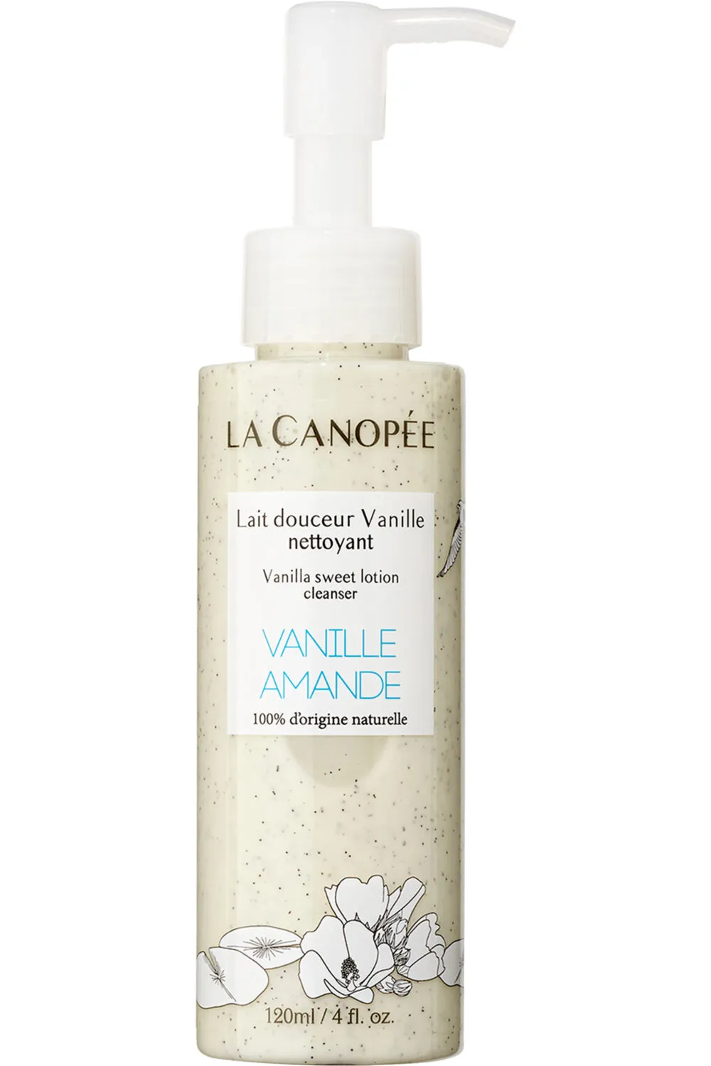 La Canopée Lait douceur vanille nettoyant rechargeable-120 ml