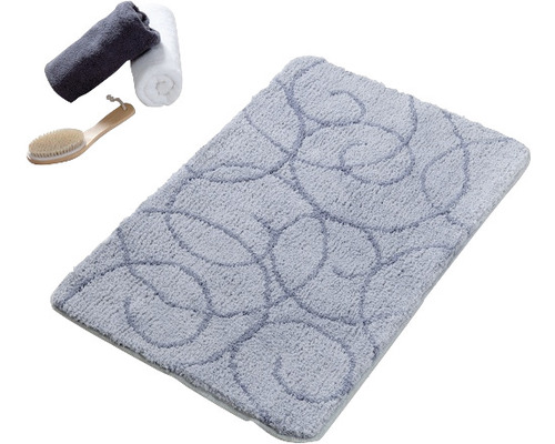 Badmat spirella LOOP 90 x 60 cm grijs