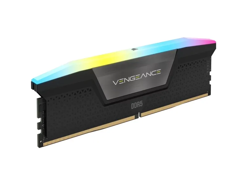 CORSAIR Vengeance RGB - DDR5 - sæt - 96 GB: 2 x 48 GB - DIMM 288-PIN - 3500 MHz / PC5-56000 - CL40 - 1.4 V - ikke bufferet - sort