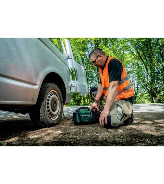 Metabo Akku-Kompressor AK 18 Multi Solo Akkubetriebener Multifunktionskompressor mit einer Abgabeleistung von 16 l/min
