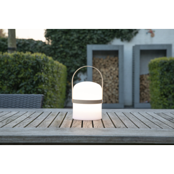 Lucide USB oplaadbare tafellamp Joe 3W wit