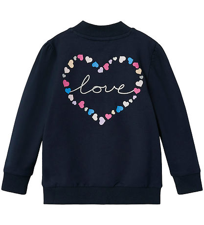 Name It Sweat Cardigan - NmfLadine - Dark Sapphire