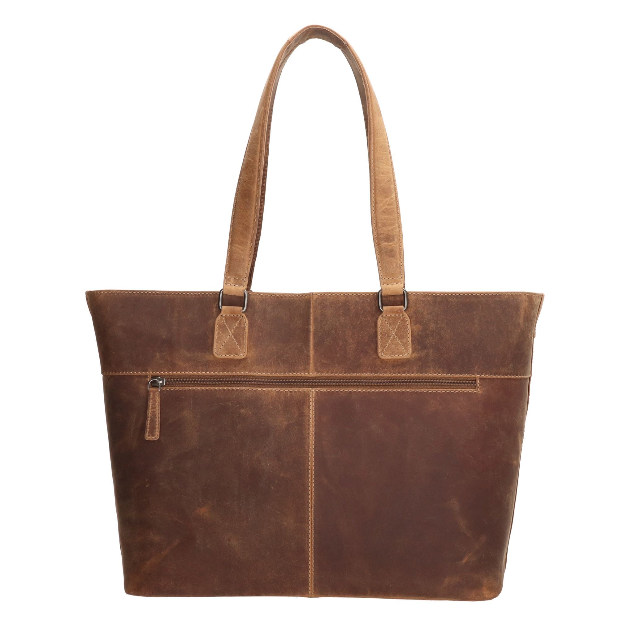 Hide & Stitches Idaho Laptoptas 15,6 inch Bruin