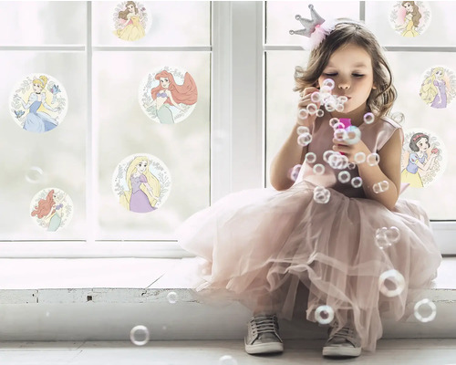 Raamsticker Prinses Vriendelijkheid 30 x 30 cm