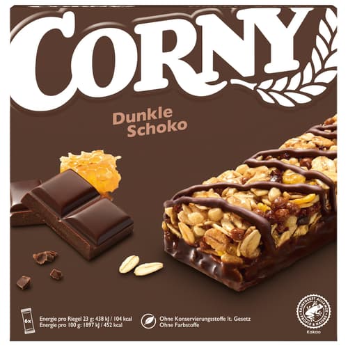 Corny Dunkle Schoko