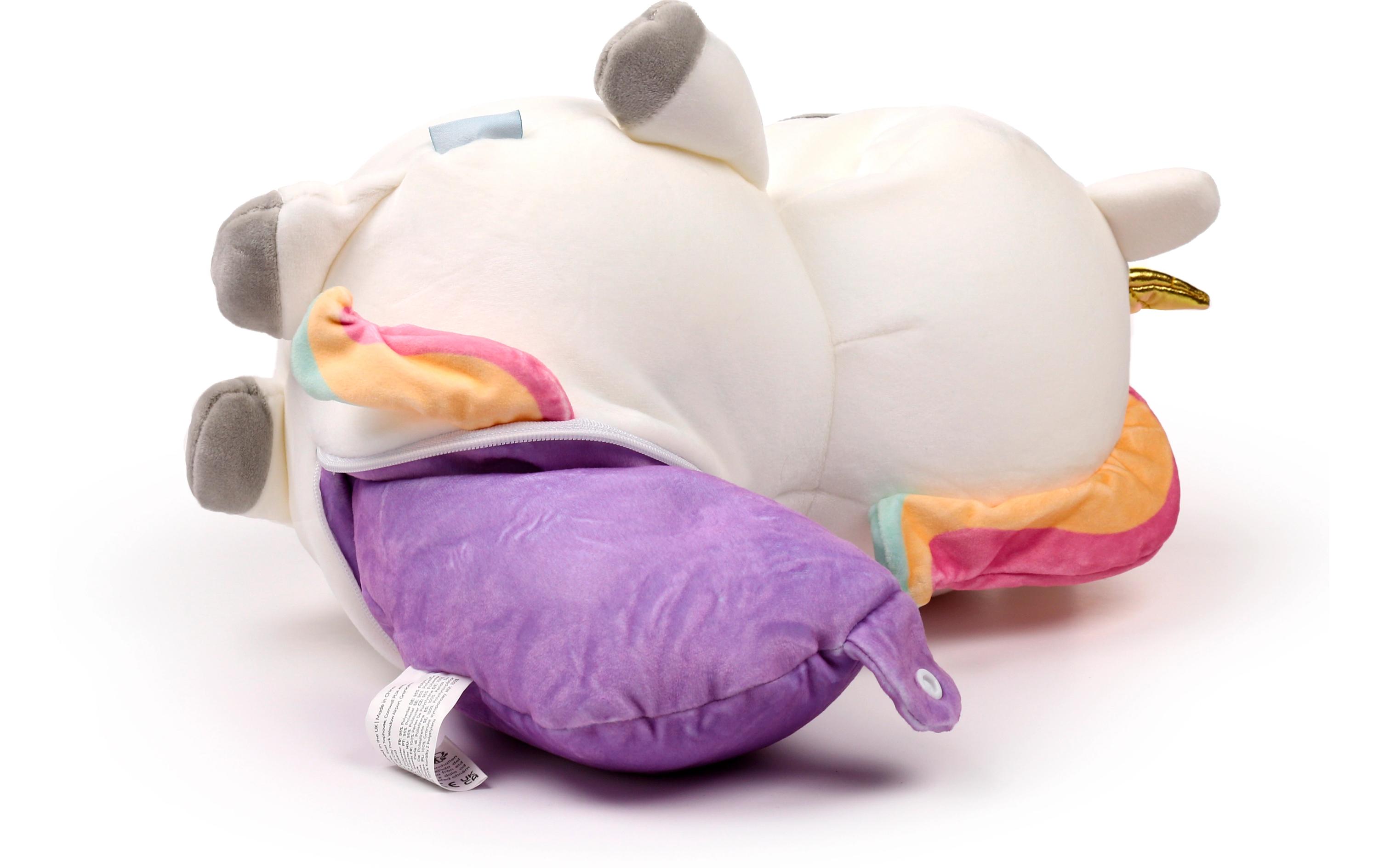 Reisekissen Plüsch 2 in 1 EinhornPlüsch Memory Foam Reisekissen