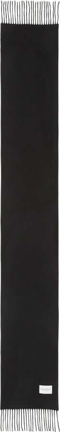 Marc O’Polo Scarf, woven wool, skinny extra-lon Black