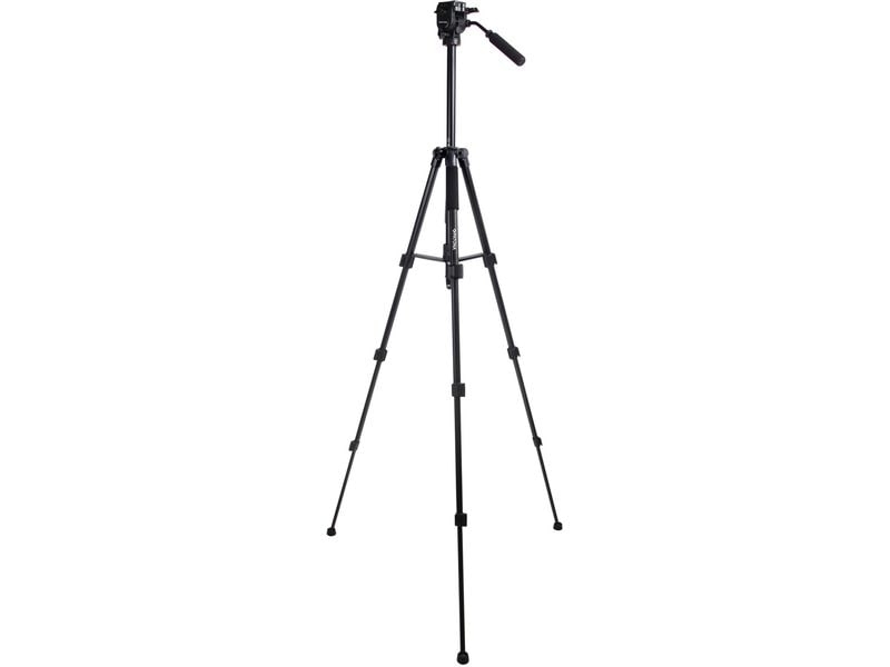 Patona Stativ GEZI DV EASY 140 SET Vielseitiges und leichtes Kunststoffstativ mit Kopf