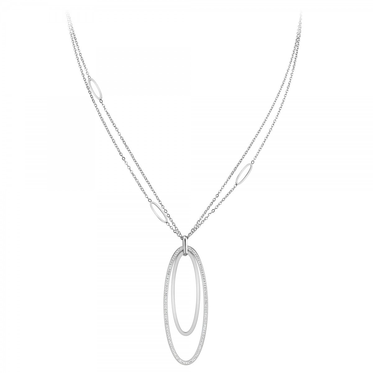 Collier SC Crystal orné de Cristaux scintillants