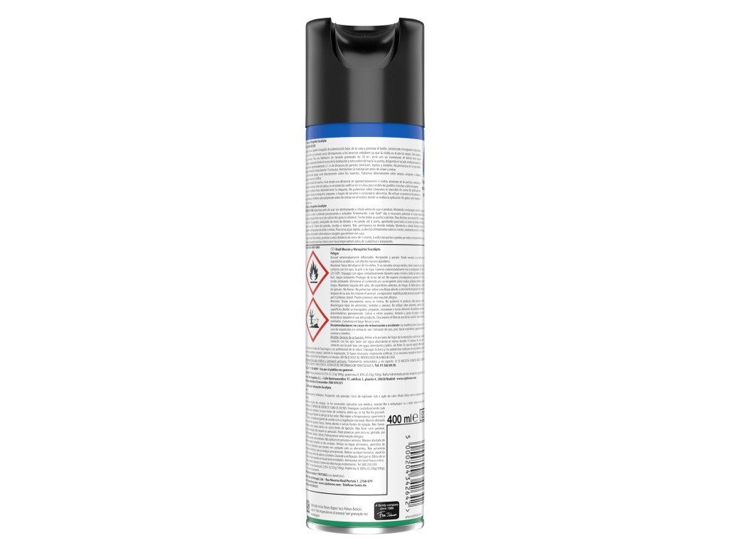 INSECTICIDA RAID MOSCAS&MOSQUITOS EUCALIPTO 400ML