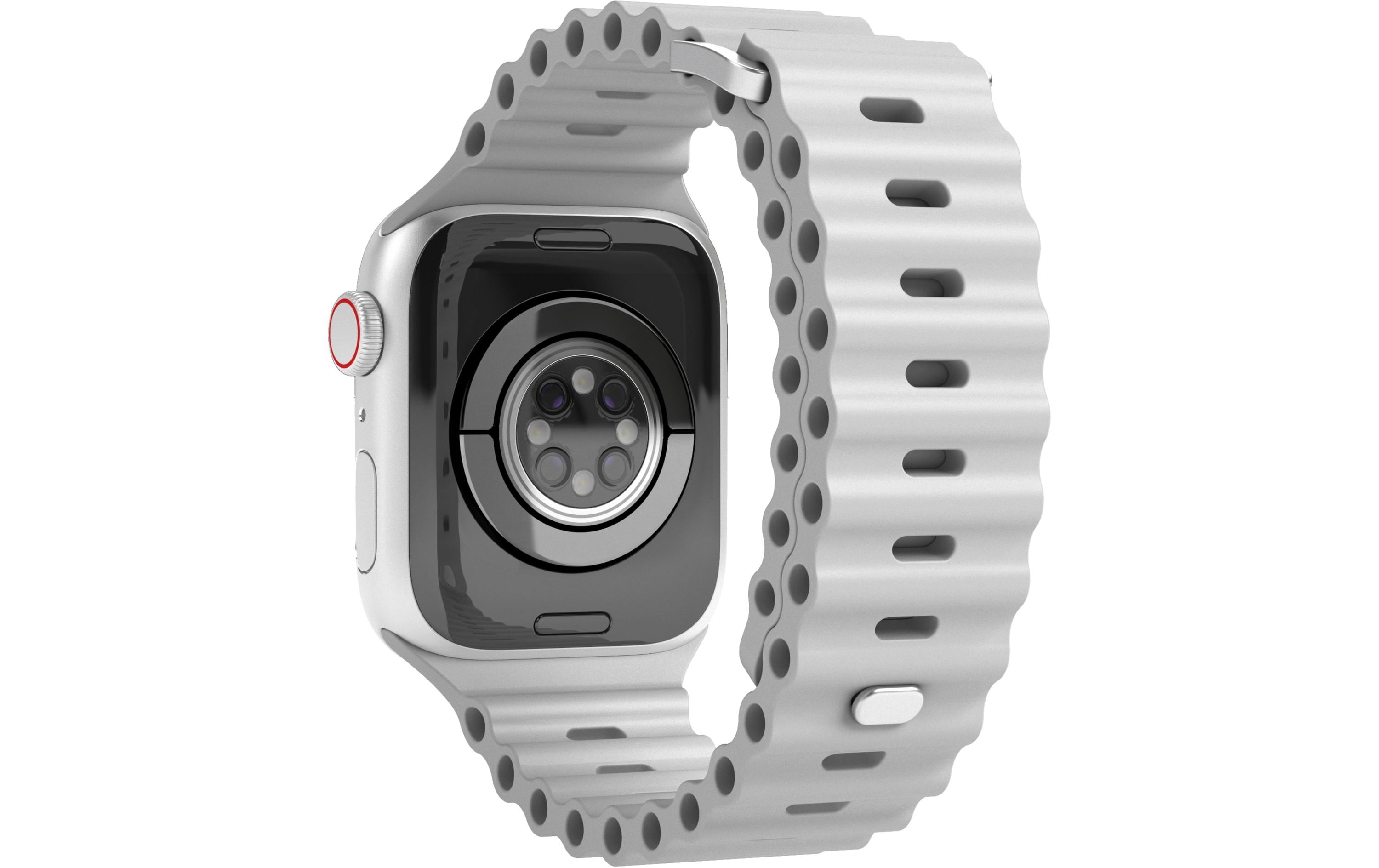 Wave Band Apple Watch 42/44/45/49 mm Light GrayArmband für Apple Watch 42/44/45/49 mm