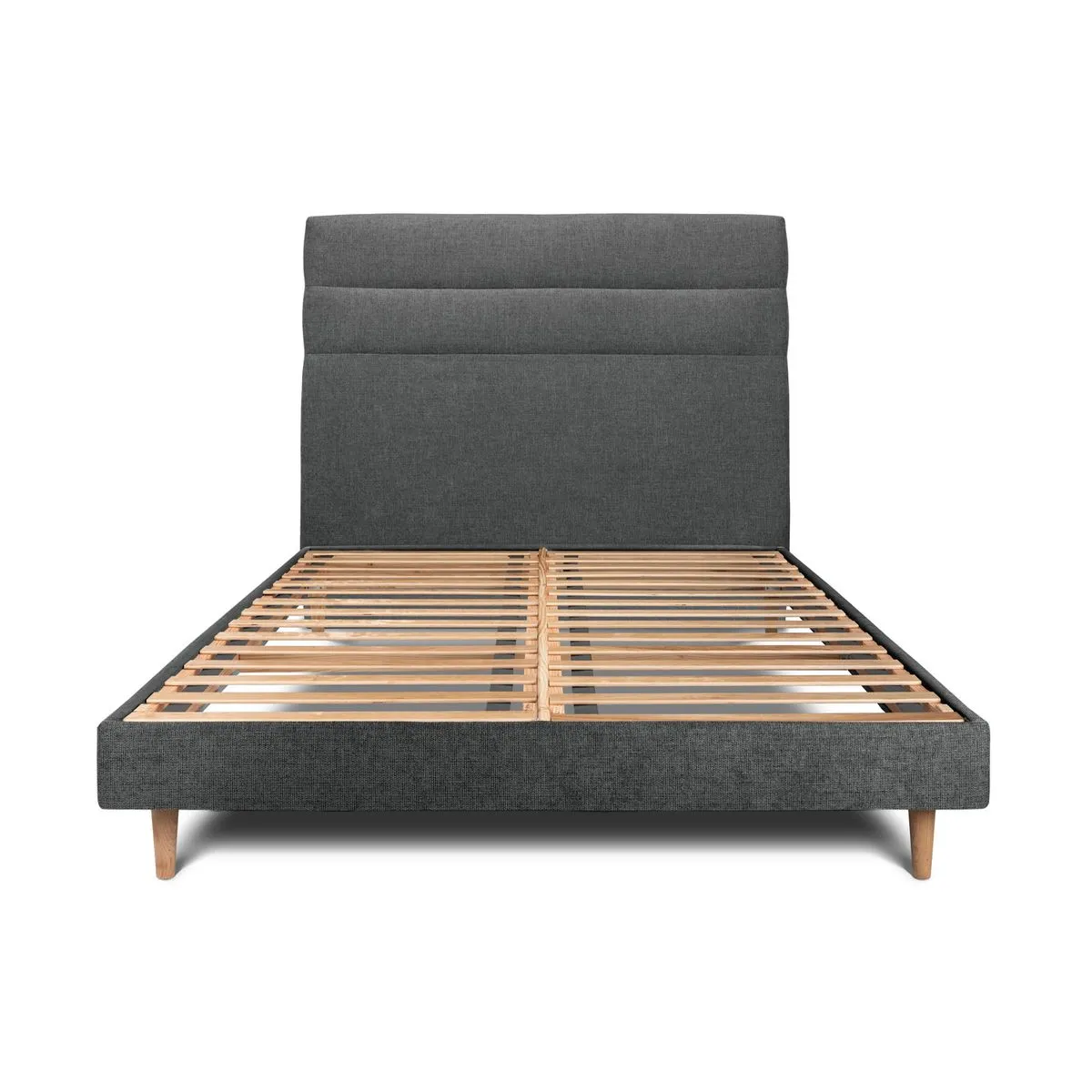 Sommeil de Plomb Lit 160x200cm - Gris anthracite