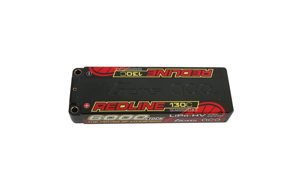 RC-Akku LiHV 6000 mAh 7.6 V 130C Redline2S2P LiHV Hardcase Akku für Fahrzeuge