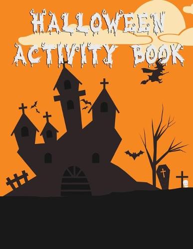 Halloween Activity Book: Hangman Classic Word Game (Paperback)