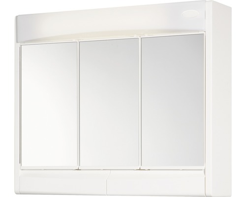 Jokey Sapphire spiegelkast 60 x 18 x 51 cm wit 3-deurs LED IP 20
