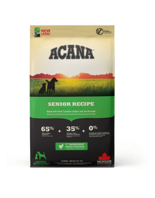 Acana Heritage Senior Dog Kip&Kalkoen - Hondenvoer