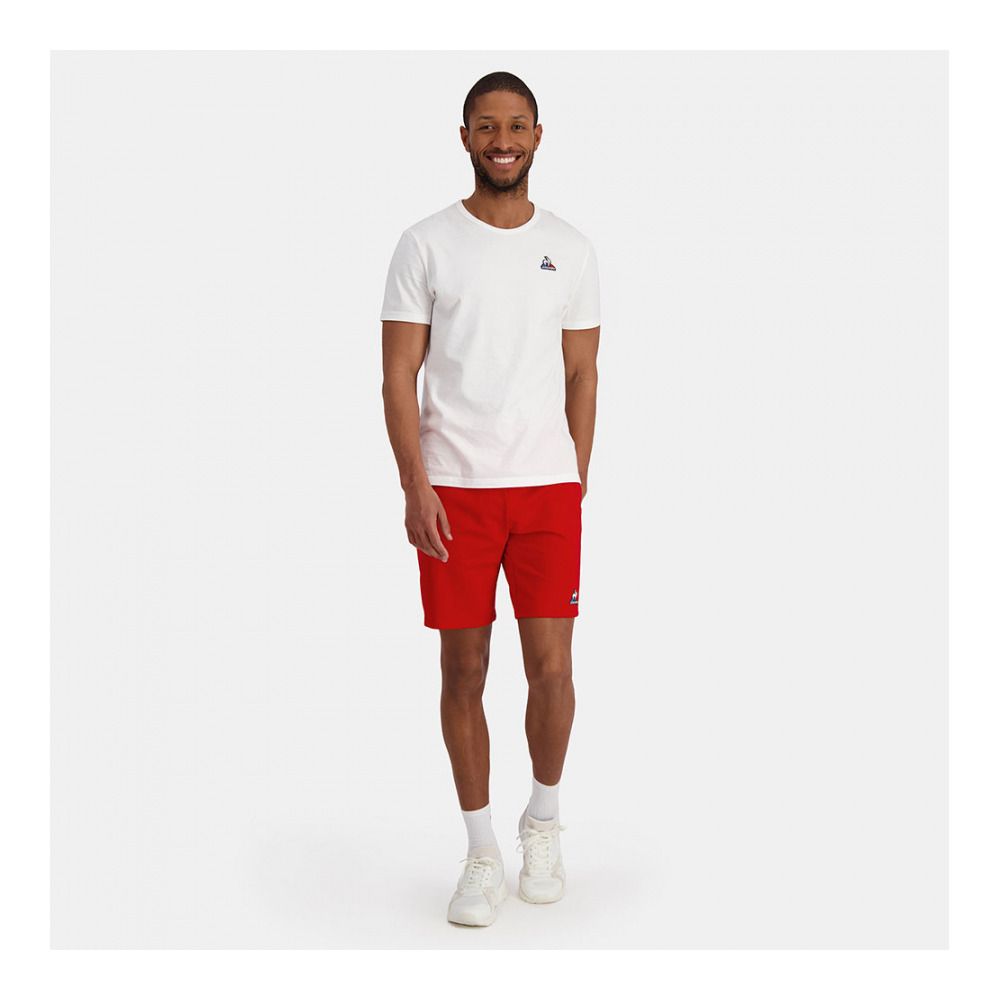 Le Coq Sportif BAS N°1 - Short Homme rouge electro/n.optical white