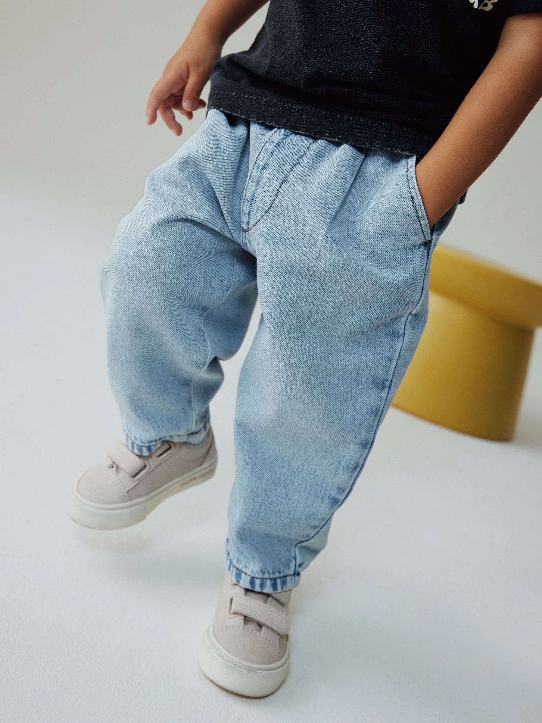 Lichtblauw - Barrel jeans (3mnd -7jr)