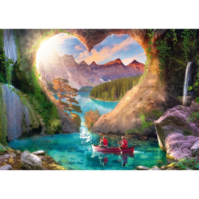 Puzzle - Ausblick mit Herz - 1000 Teile