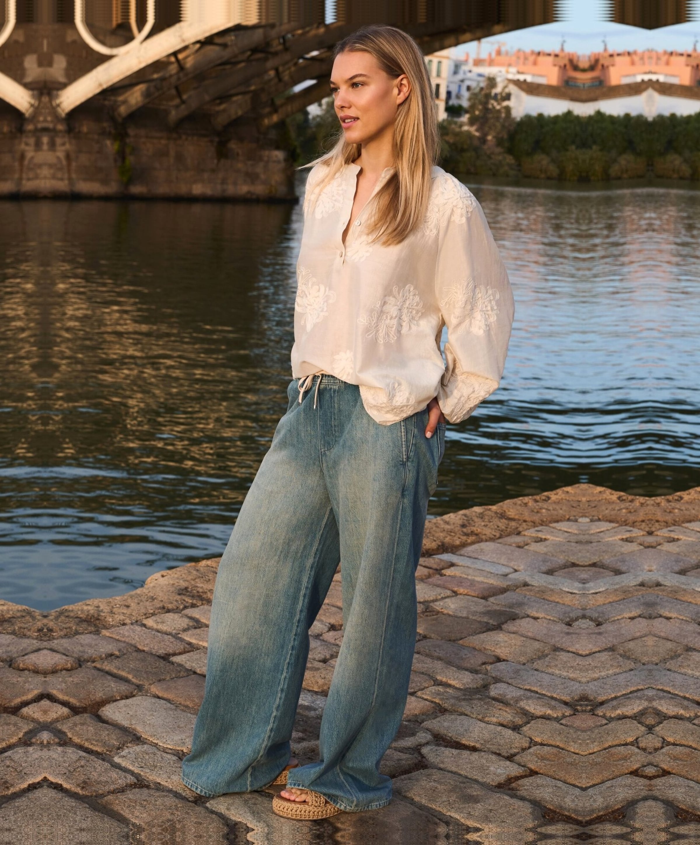 YAYA Dames jeans blauw
