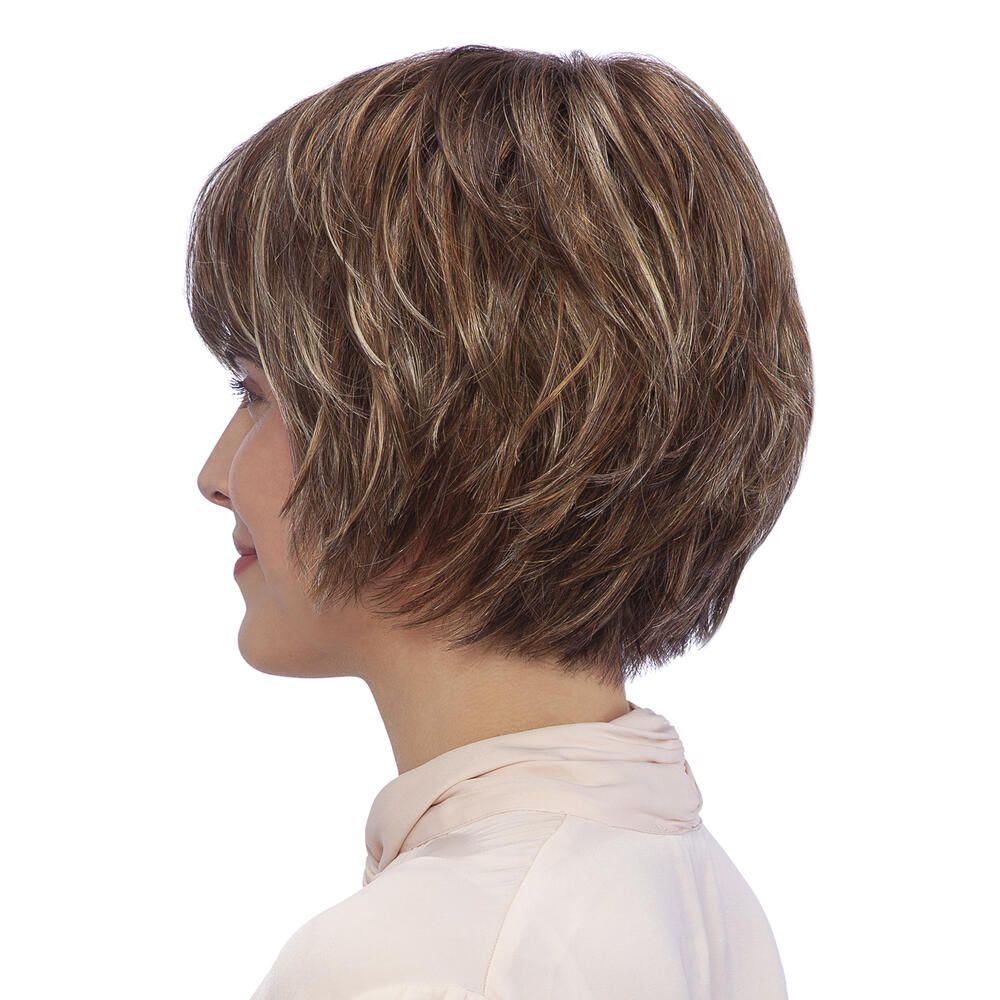Perücke Sally von trendhair in Haselnussmix, hell gesträhnt