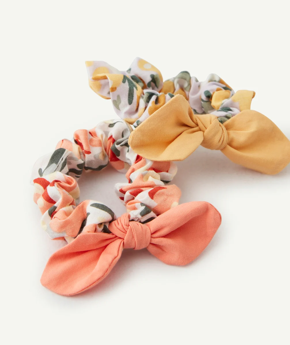 LOT DE 2 CHOUCHOUS FILLE AVEC NOEUDS