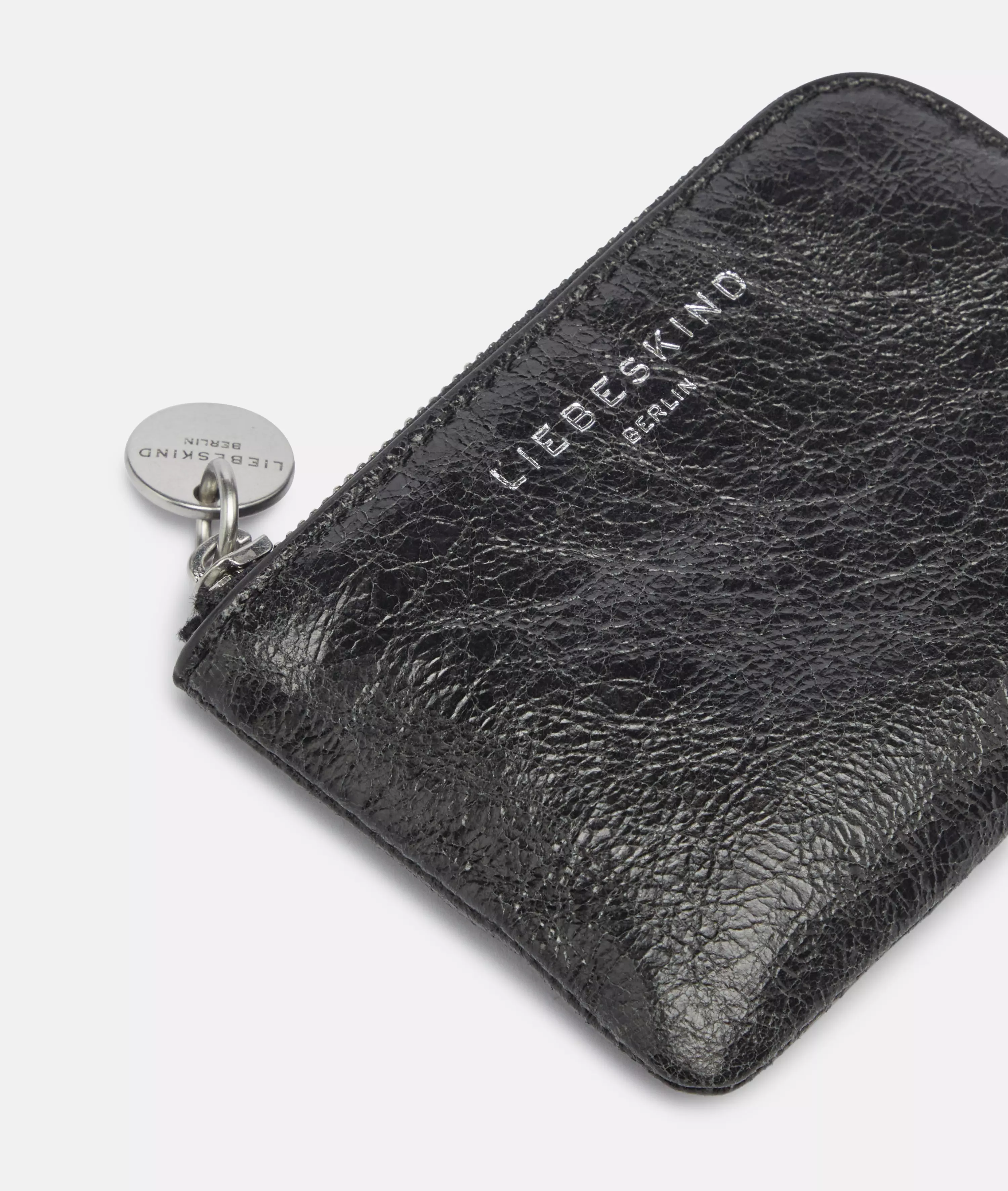 Wallet Mini wallet with crinkle effect
