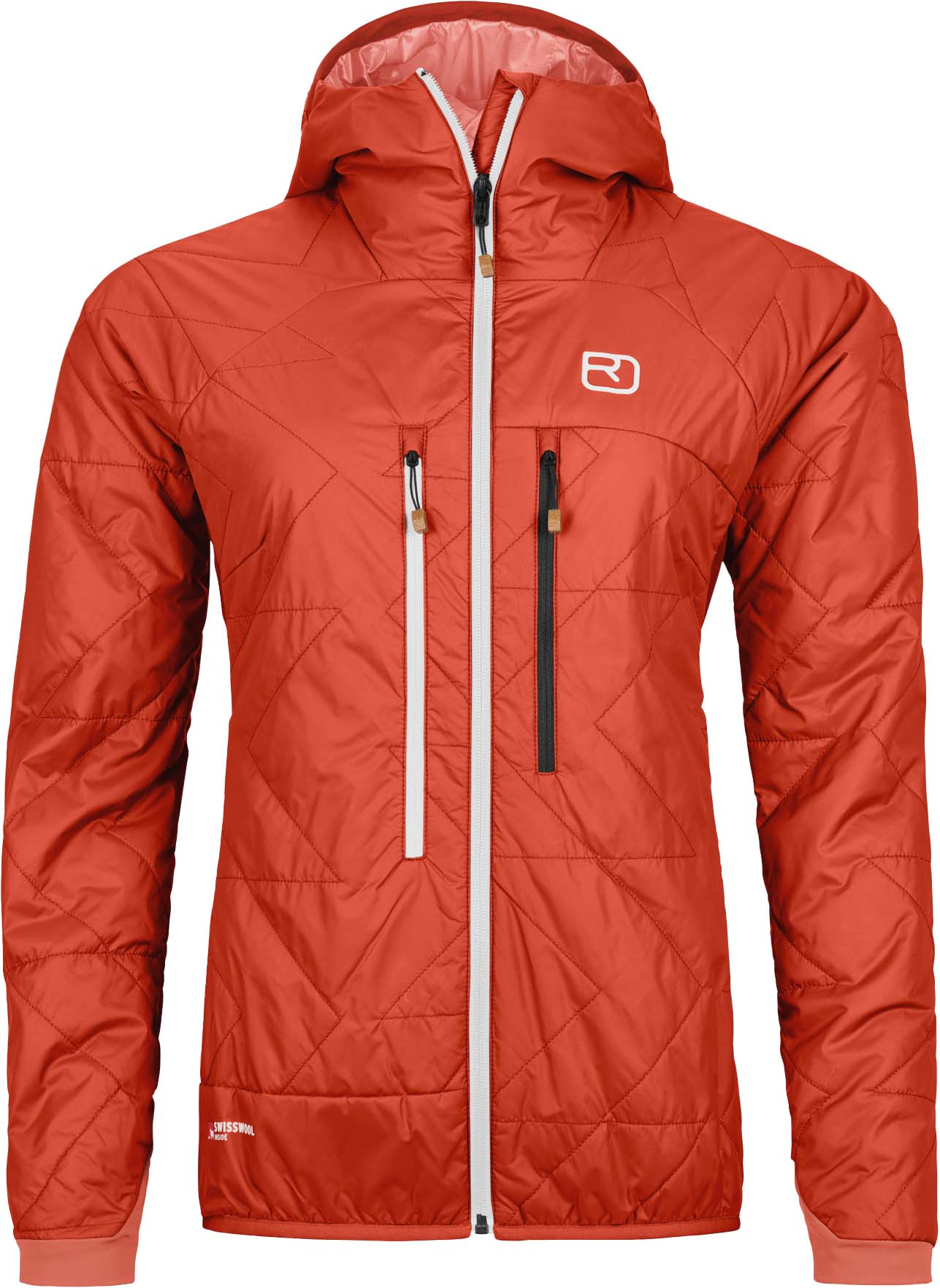 Swisswool Piz Boè Jacket Dame 23501/sunset orange