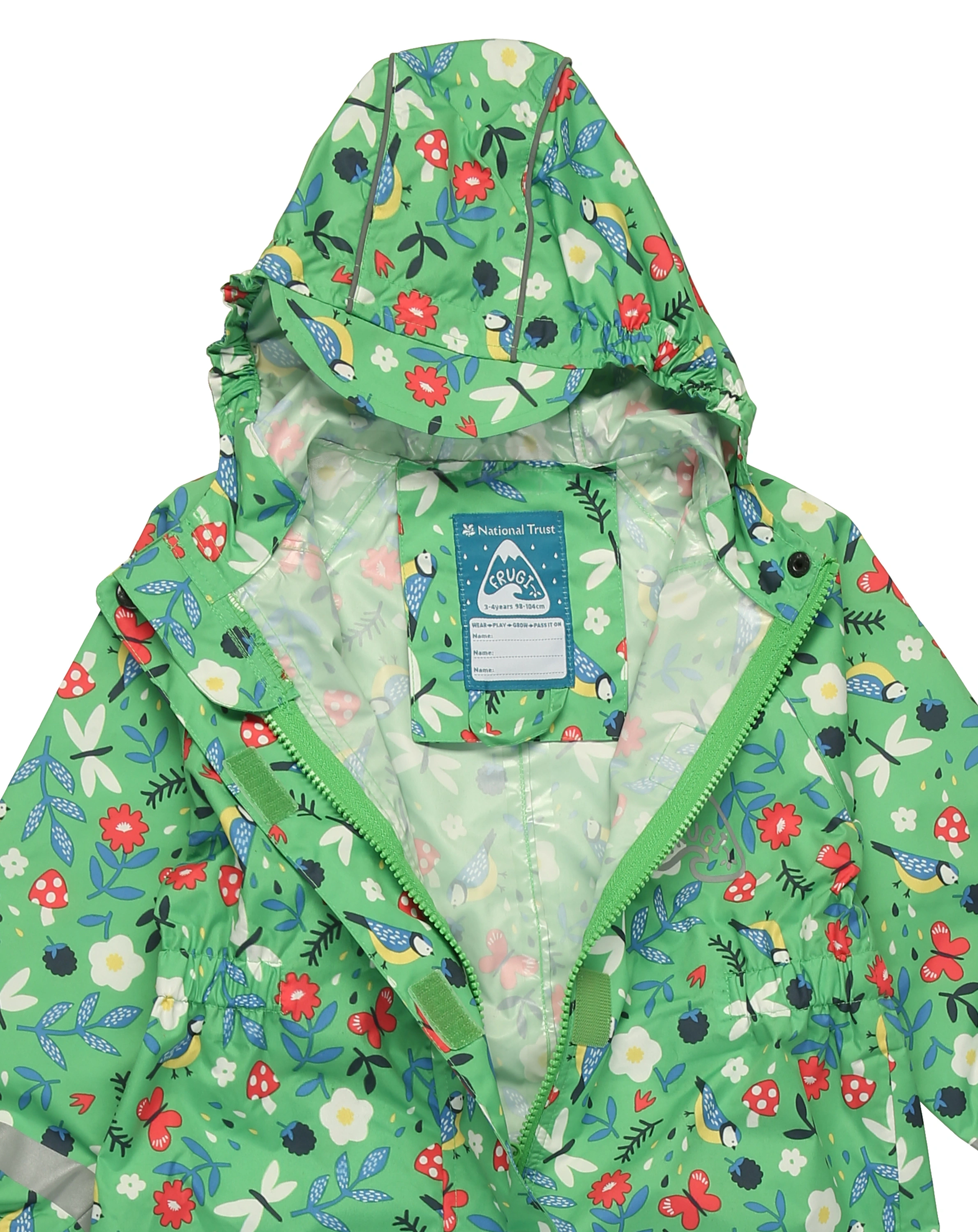 Regenoverall RAIN OR SHINE - HEDGEROW in grün