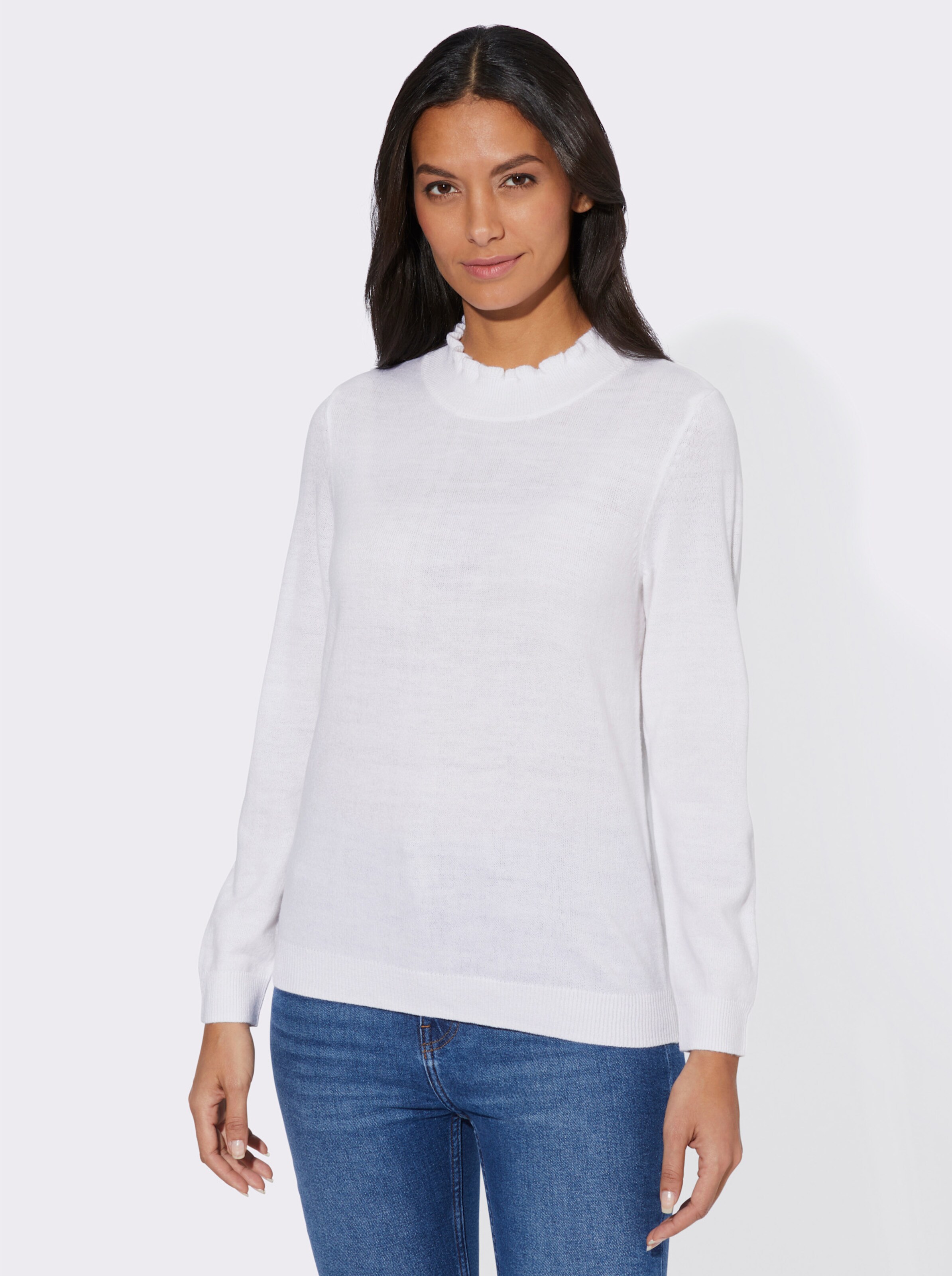 Stehkragenpullover
