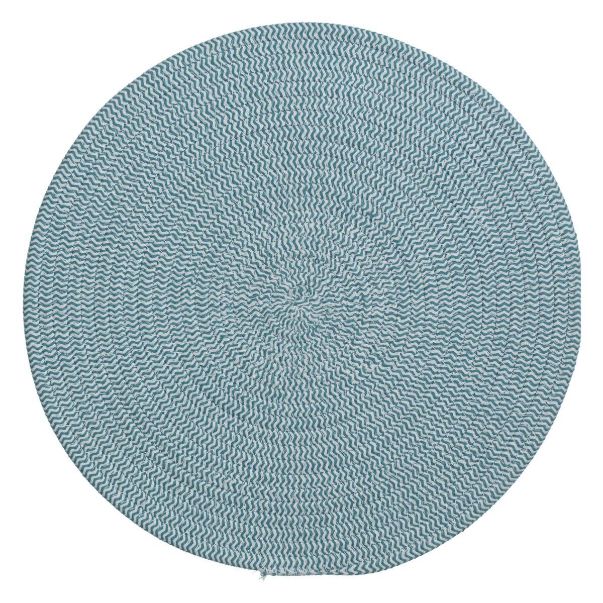SET TABLE COTON EMERAUDE D.38CM
