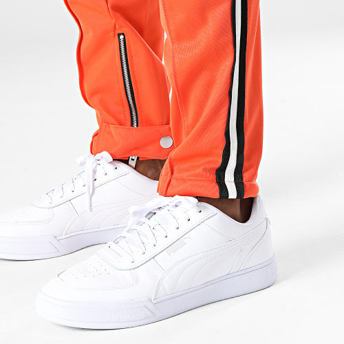 Pantalon Jogging A Bandes LL677 Orange