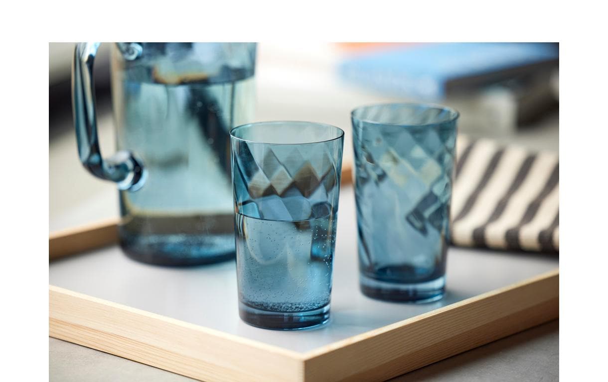 Longdrinkglas Vienna Blau, 4 Stück, 45 clElegante Highball-Gläser