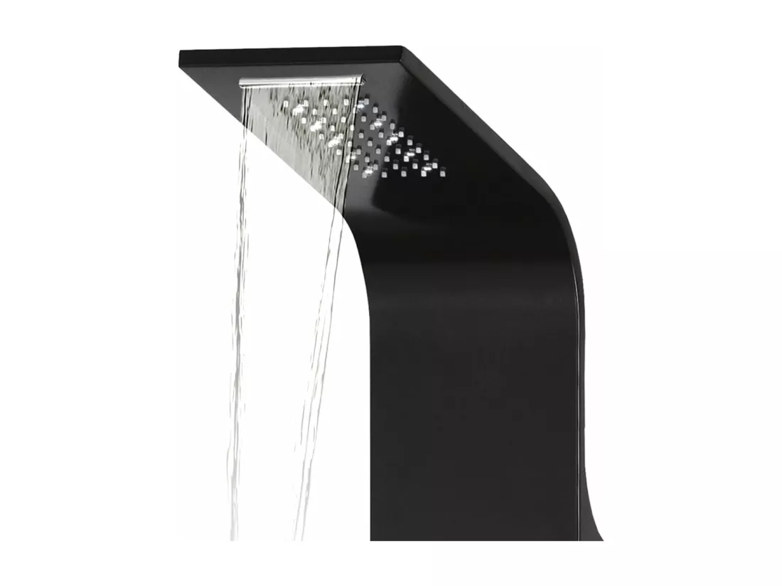 Panneau de douche pomme argenté 20 x 44 x 130 cm 02_0003431