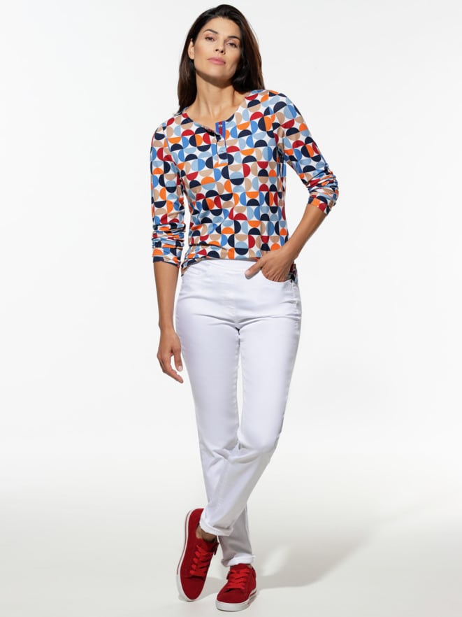 Viskoseshirt Abstrakt Dots