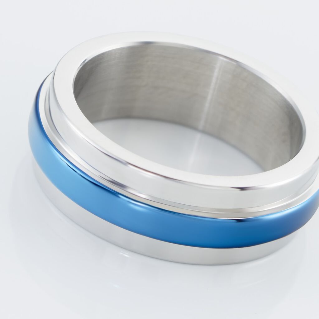 Bague Ioann Acier Bicolore