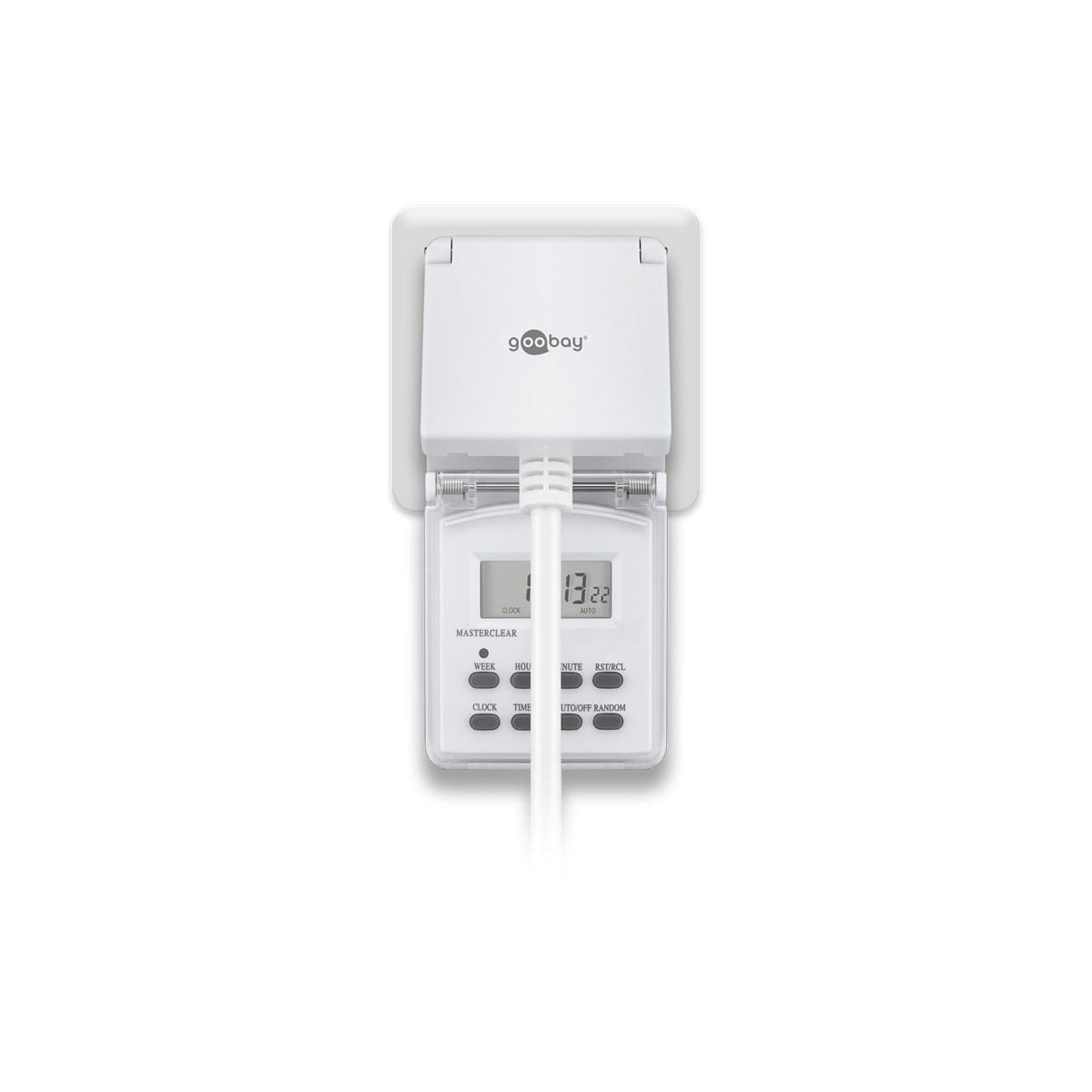 Goobay Sett med 3, digital timer IP44