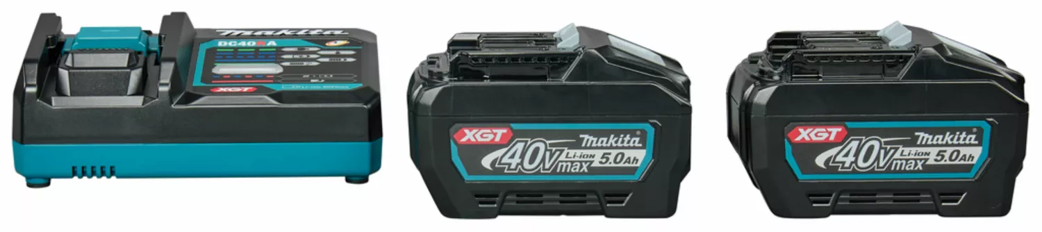 Makita 1911V6-0 40V Li-ion accu starterset (2x 5.0Ah accu)   lader