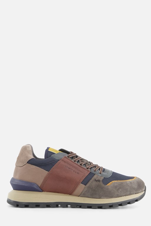 Ambitious Silky Navy Sneakers blauw Leer