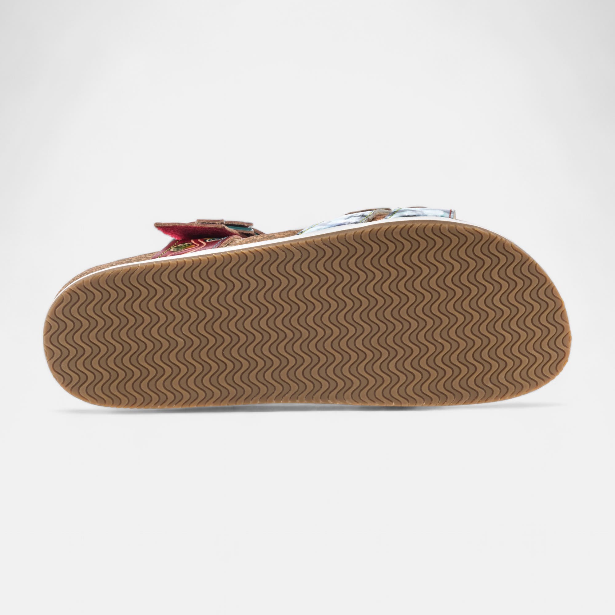 Mules Femme en cuir rouge