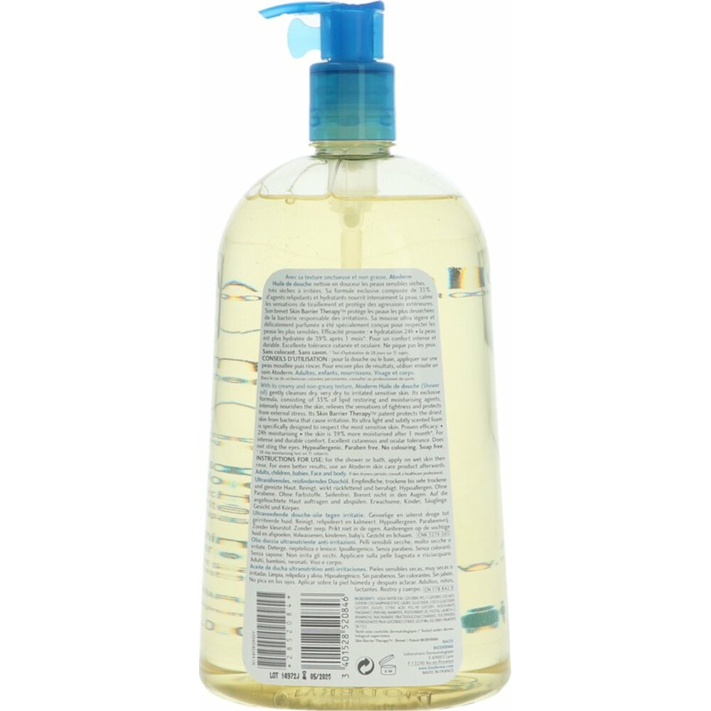 Bioderma Atoderm Douche Olie1 liter