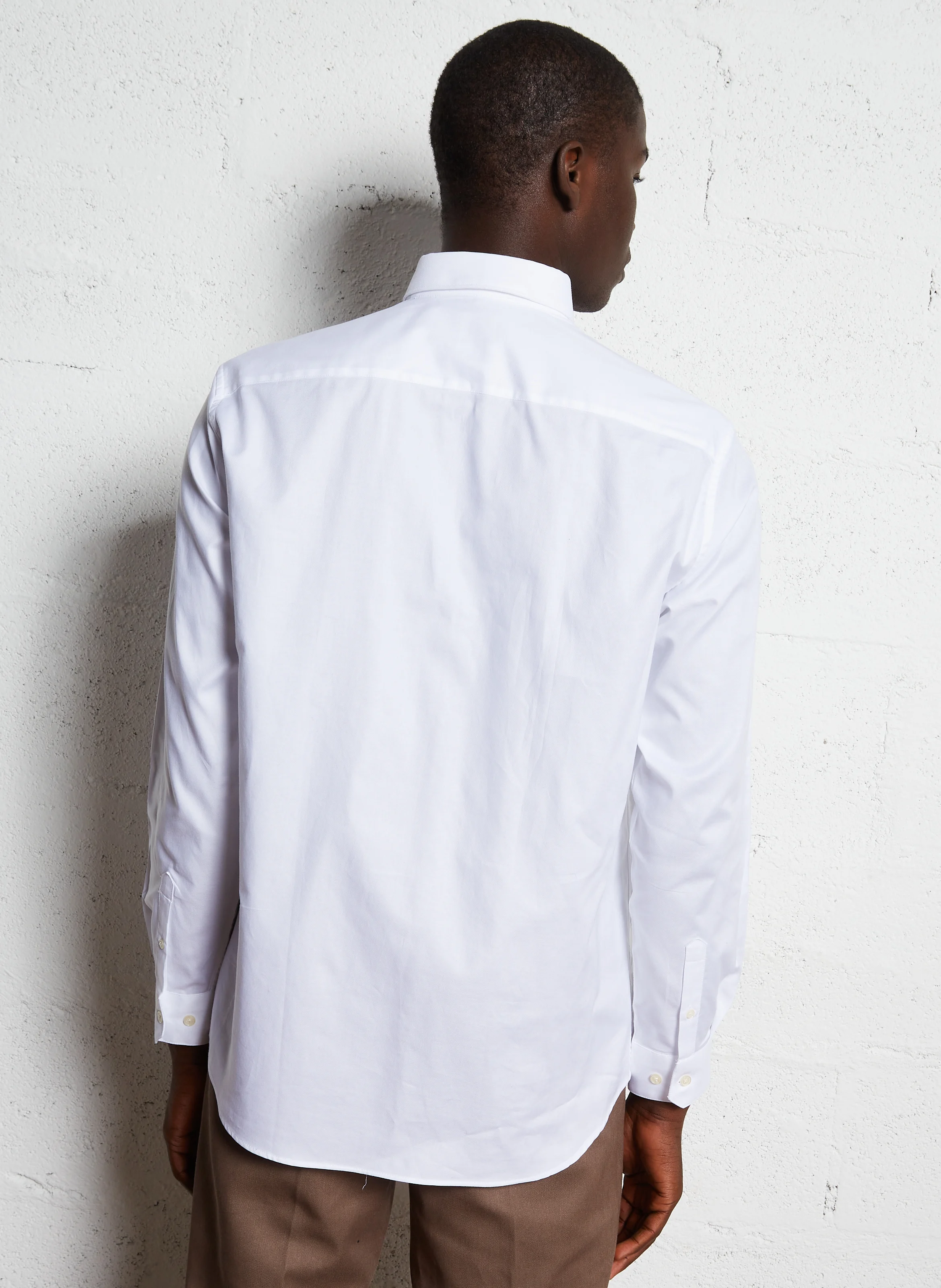 EUGAN - Chemise regular en coton | Blanc