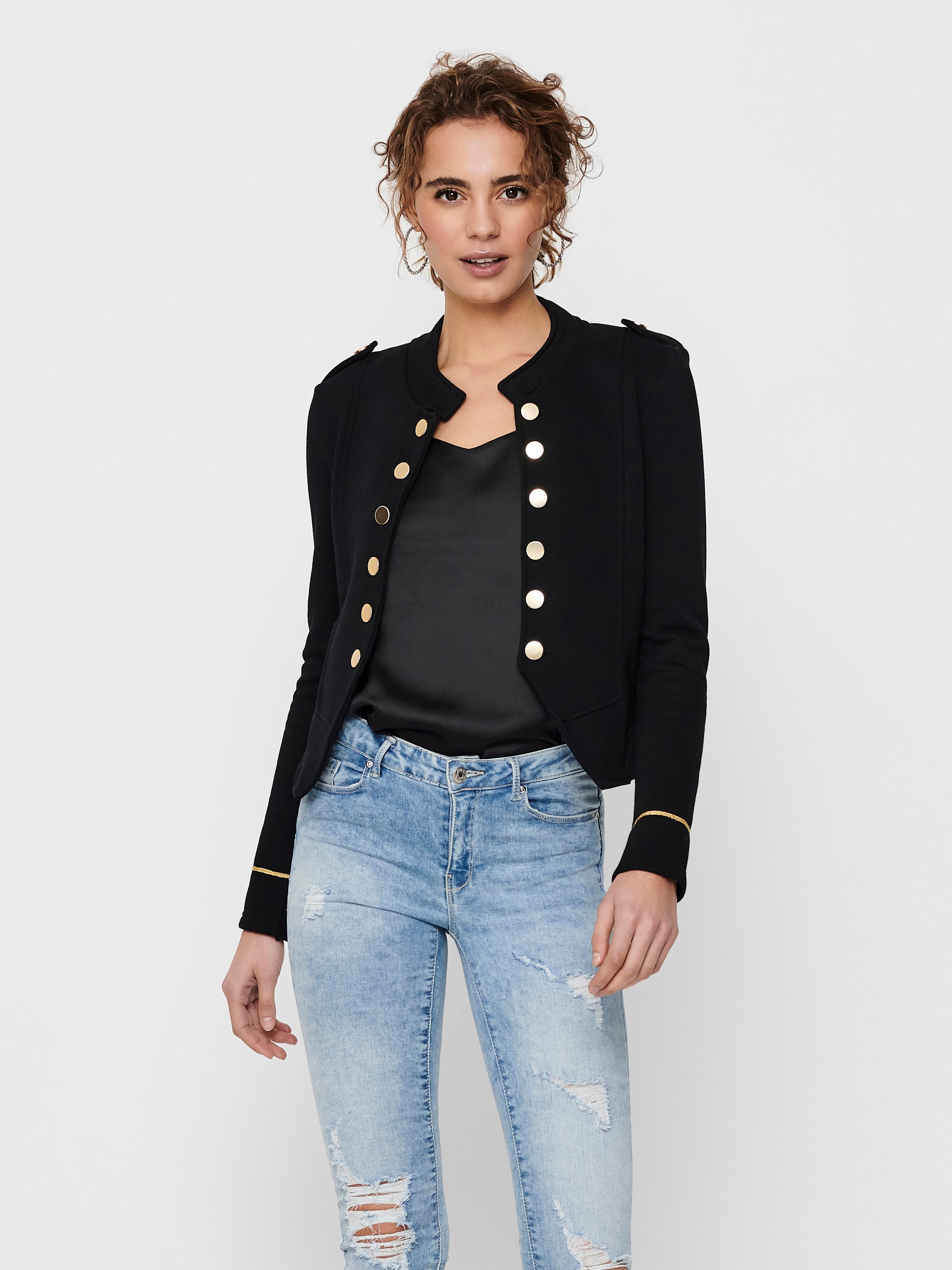 ONLANETTA Sweatshirt-Jacke Black