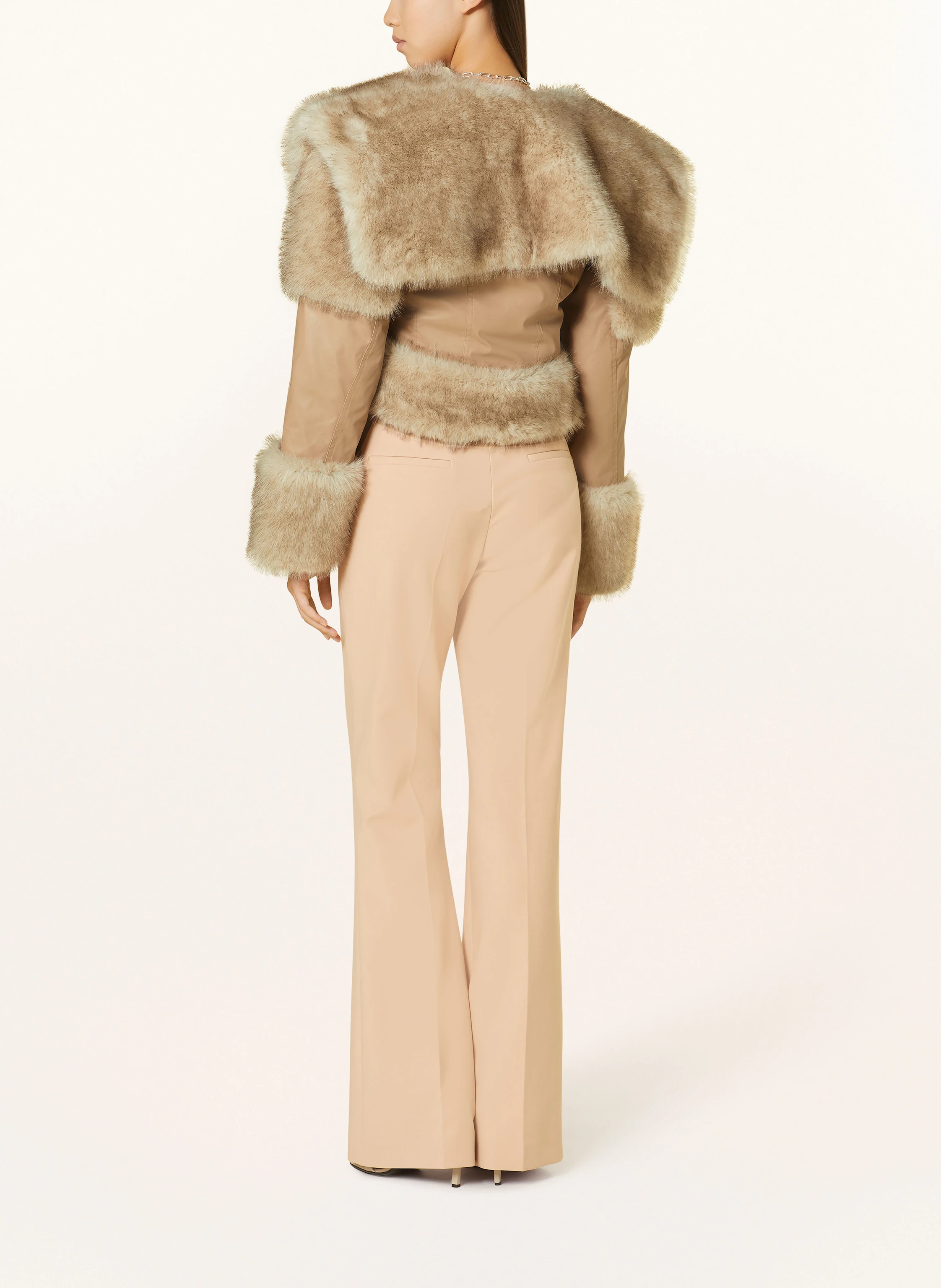 OW Collection Cropped-Blouson TORONTO mit Kunstfell