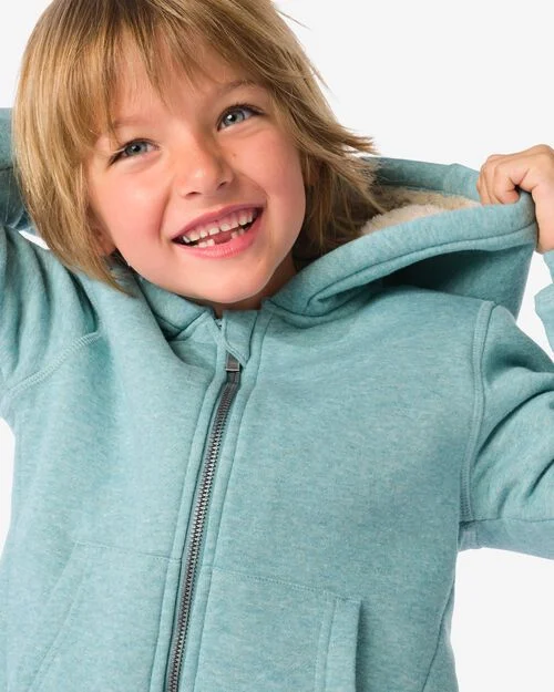gilet à capuche vert