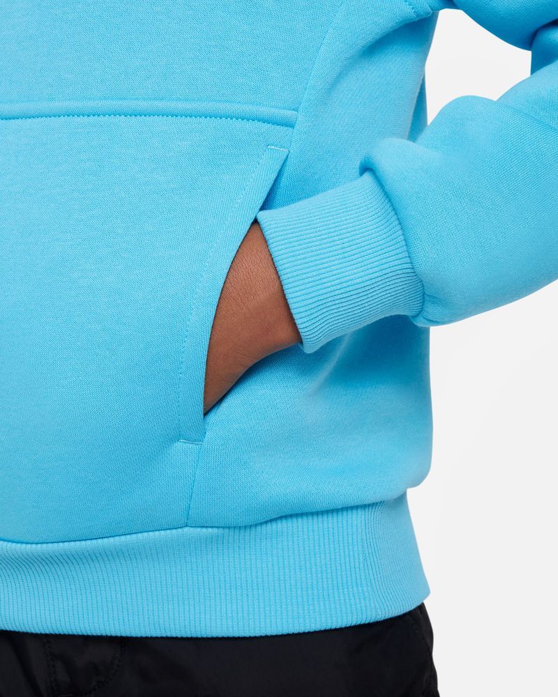 Sweat à capuche Nike KM Bleu Ciel pour enfant
