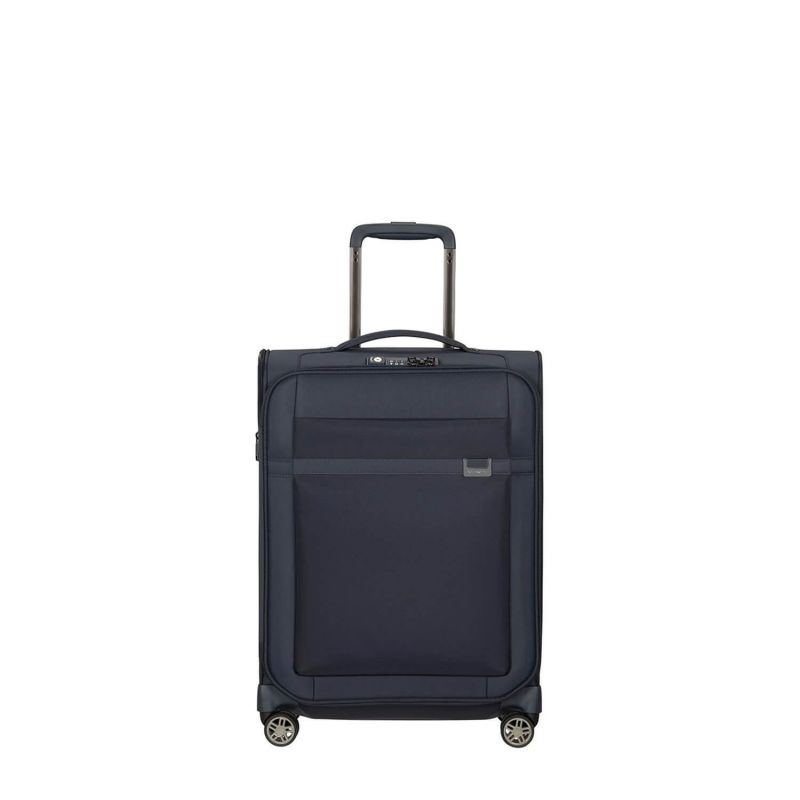 Valise cabine souple Airea Slim 55 cm Dark blue
