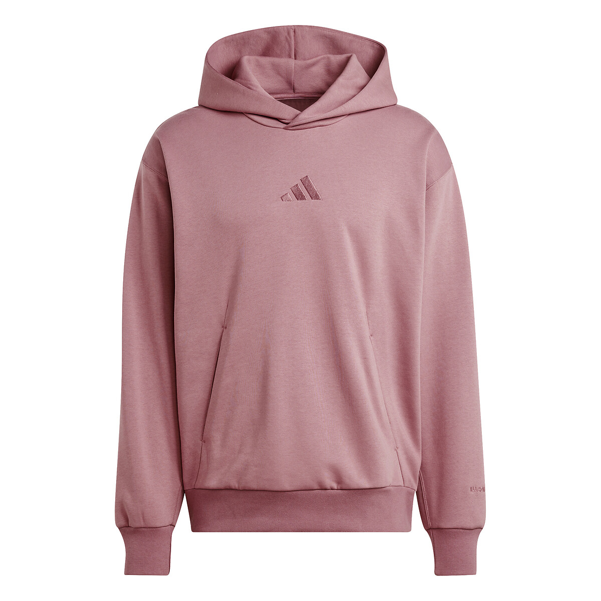 ADIDAS ROUPAS ESPORTIVAS<br>Moletom com capuz e pequeno logotipo tom sobre tom