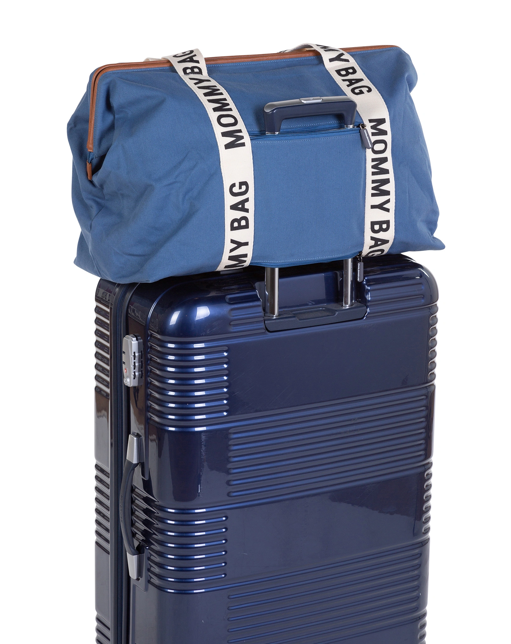 Canvas-Wickeltasche MOMMY BAG SIG (55x35x40) in indigo